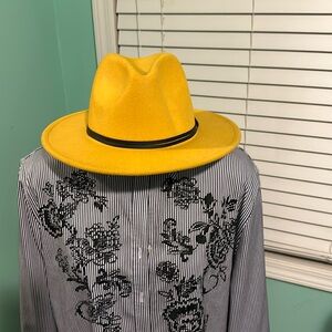 Canary yellow hat